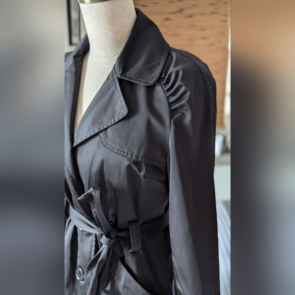 Colebrook Short Trench Rain Coat - Picture 2 of 10